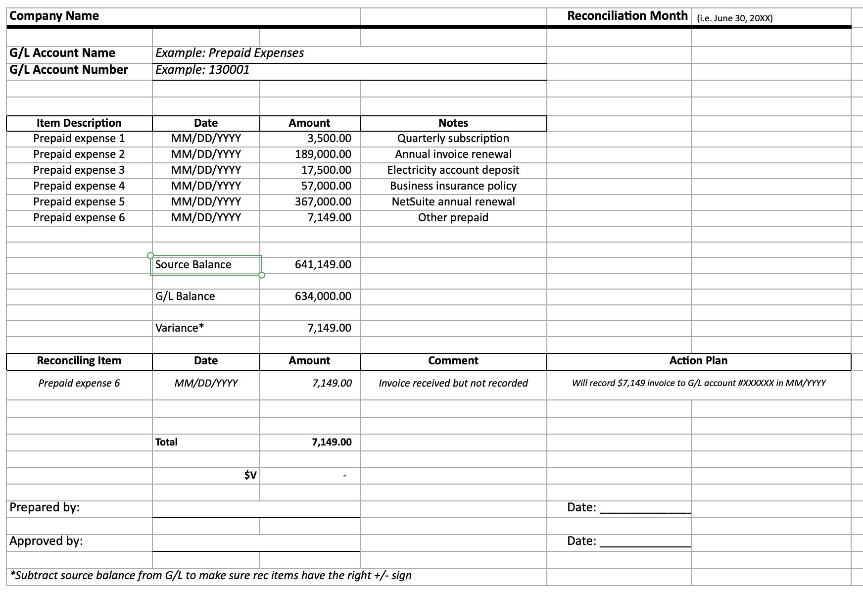 Bank Reconciliation Worksheet for Excel | Laptop Store