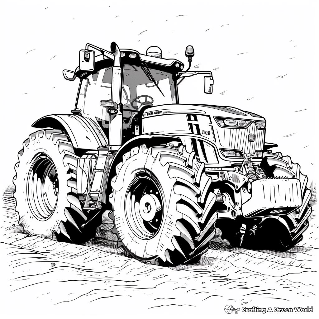 Colouring Imagea Free Printable Tractor Coloring Pages | Laptop Store