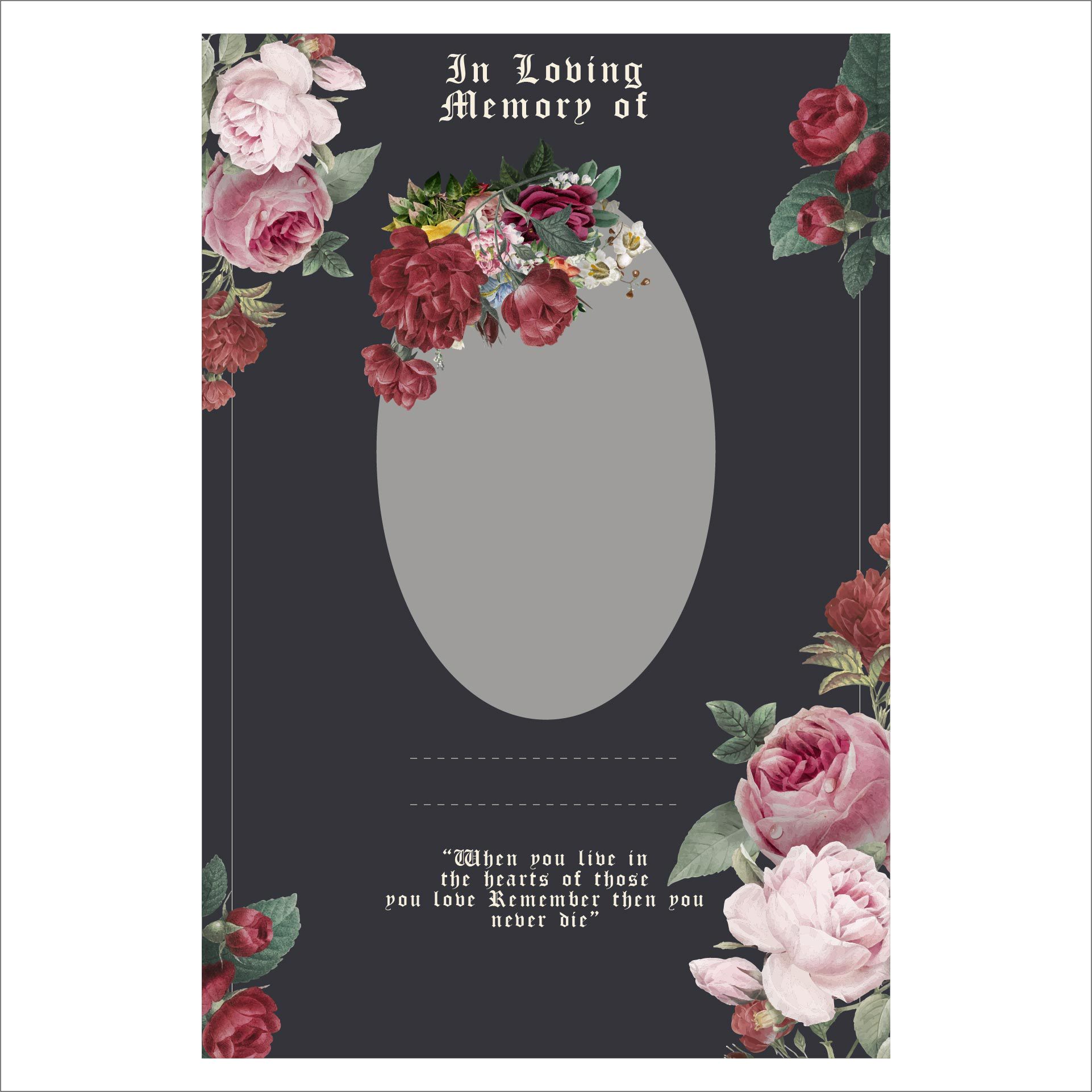 Obituary Card Templates Free | Laptop Store